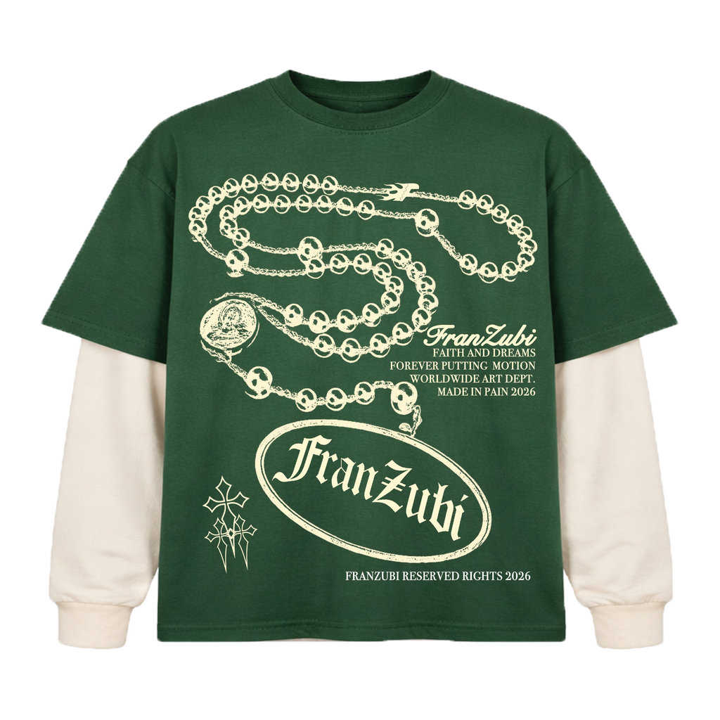 Rosary Chain Double Sleeve Long Sleeve