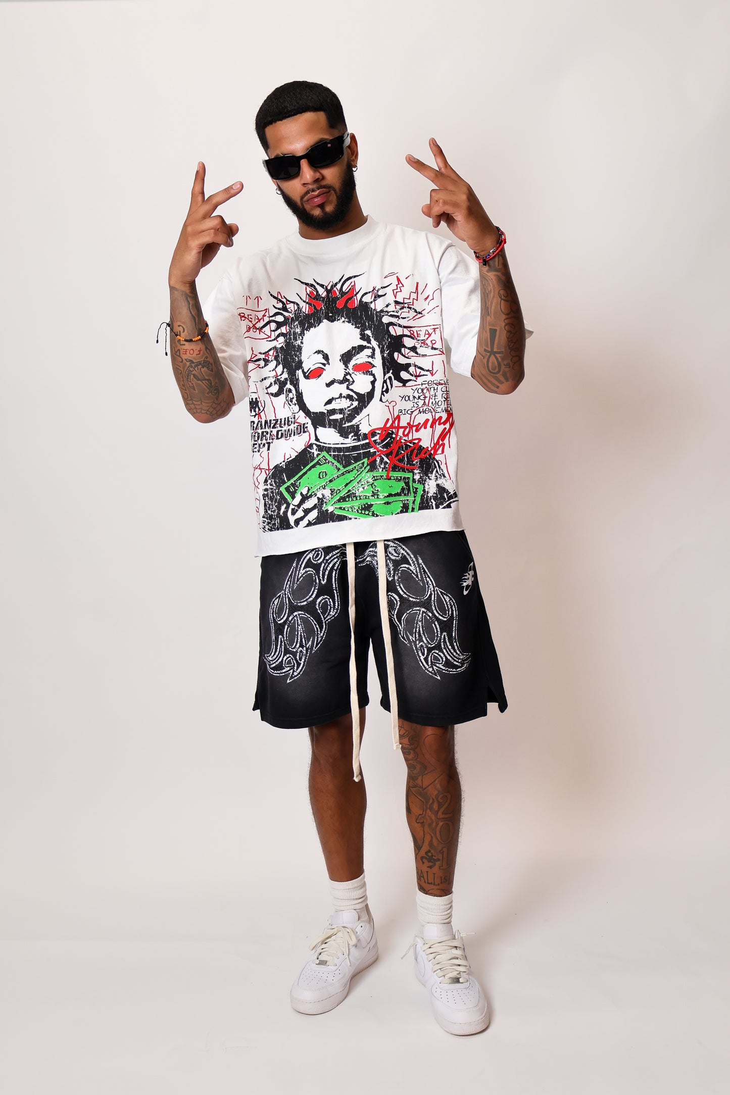 Ze’Flame Sun Dried Sweatshorts