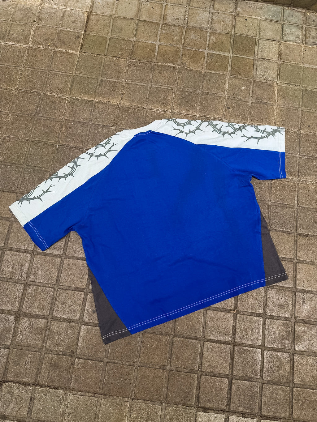 Multi Panel Thorn Sleeve Tee