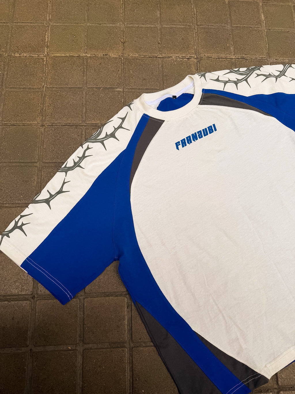 Multi Panel Thorn Sleeve Tee