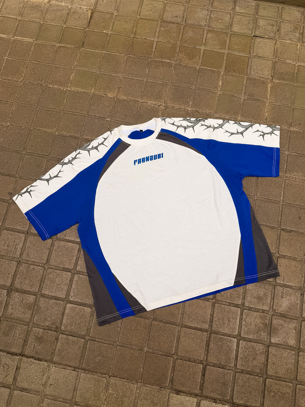 Multi Panel Thorn Sleeve Tee