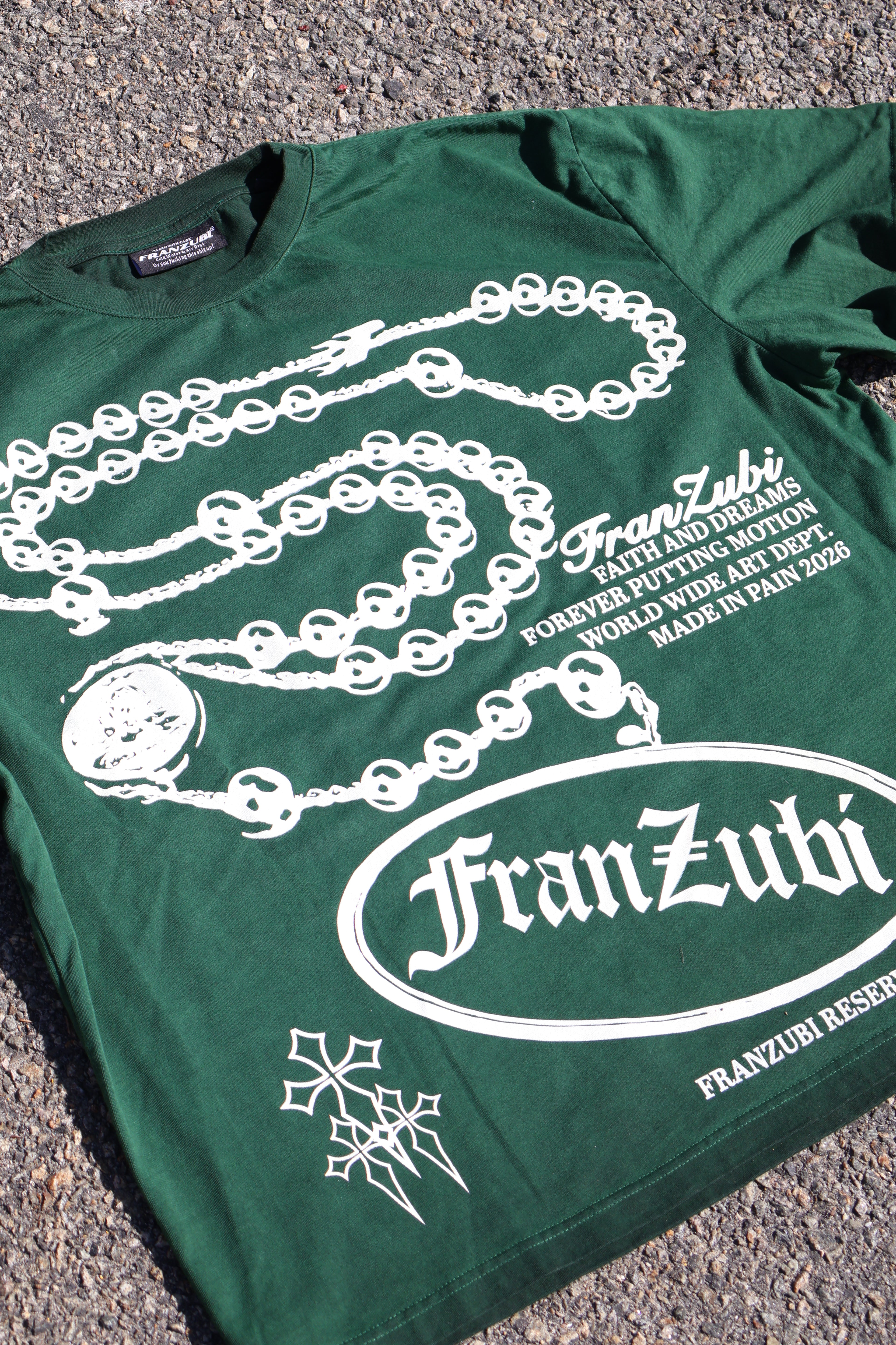 Rosary Chain Double Sleeve Long Sleeve