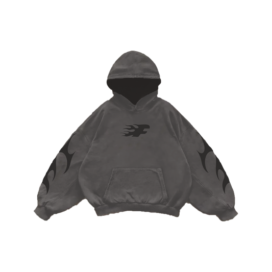 Racer Hoodie Grey